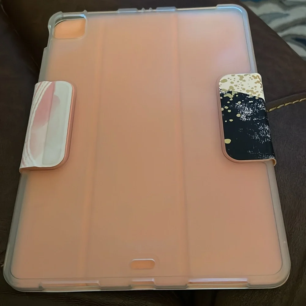 Pink Abstract IPad Cover. Fits 4th Generation IPad Air 10.9 inch